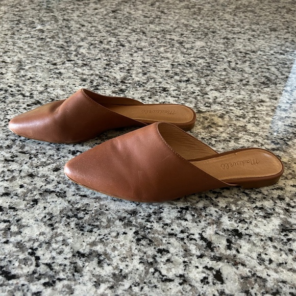 MADEWELL brown flat mule size 7 1/2 - Picture 2 of 7